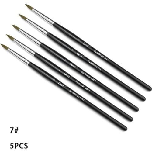5pcs Dental Porcelain Brush Pen 7# Dental Lab Equipment