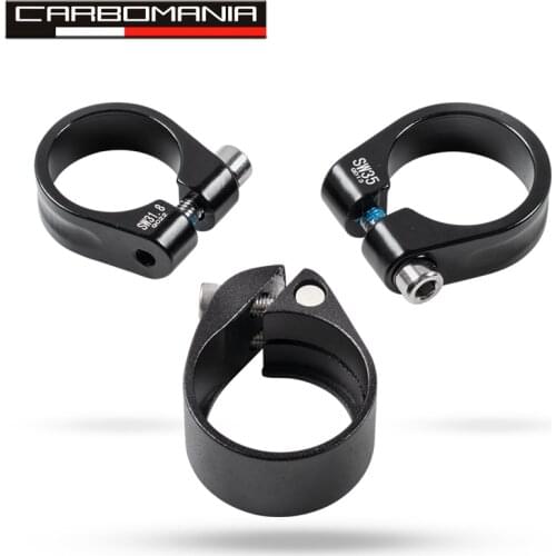 Aluminum Alloy Seatpost Clamp 31.8/34.9/37mm MTB road Bike Cycling Saddle Seat Post Clamp Spare Parts for Bicycles Tube Clip