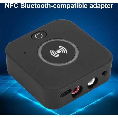 H16 Wireless Transmitter Stable Output Long Standby Time NFC RCA Bluetooth-compatible 5.0 Barrier-free Emitter for Car Speaker