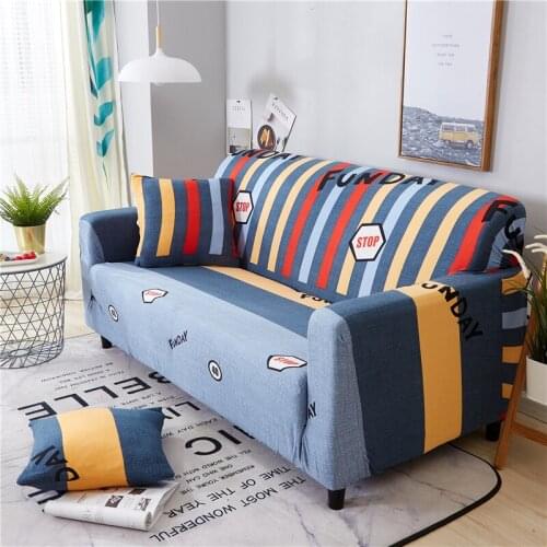 Elastic Spandex Sofa Cover Tight Wrap All-inclusive Couch Covers for Living Room Sectional Sofa Cover 1/2/3/4-Seater Furniture