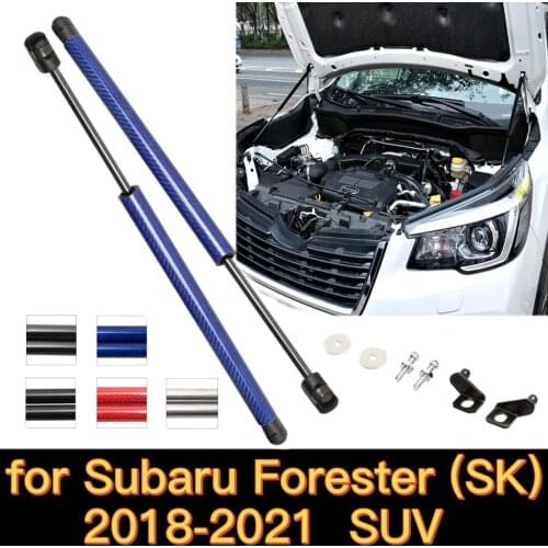Gas Struts for Subaru Forester SK SUV 2018-2021 Modify Car Front Hood Bonnet Lift Supports Shock Dampers Absorber Spring Rod Bar