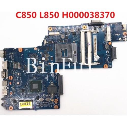 High quality For C850 C855 L850 L855 Laptop motherboard H000038370 HM76 100% full Tested