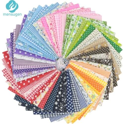 7 pcs/lot 25cm*25cm or 50cm*50cm Printed Cotton Fabric for Patchwork Quliting Scrapbook Material Sewing Telas Tilda Doll Cloth