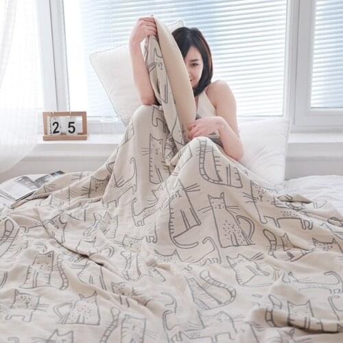 Cotton Throw Blanket for Couch Sofa Bed Adults Student Bedspreads Women Manta Cobertor