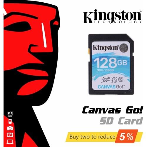 Original Kingston SD Card 128GB 64GB 32GB flash memory card 256gb Class10 uhs-i U3 4K cartao de memoria for SLR cameras drones