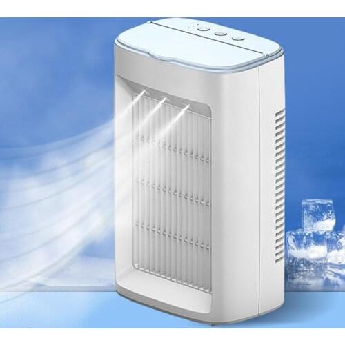 Office Portable Air Cooler Atomized Humidifying ABS Lower Noise 3 Sprays 3-gear Misting Conditioner