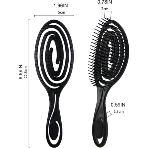 Detangling Hair Brushes Hollow Out Wet Dry Detangler Scalp Massage Comb for Long Short Hair New