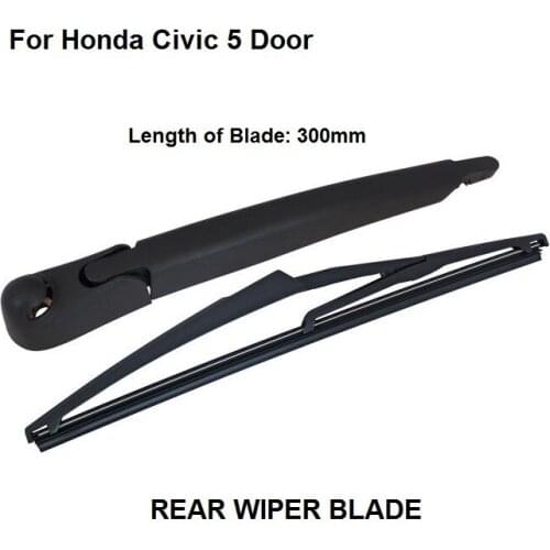 REAR HATCHBACK WINDOW WIPER BLADE FOR HONDA CIVIC MK7 5 DOORS 2001-2005 NEW SET