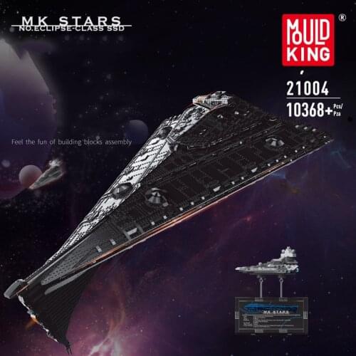 MOULD KING Building Blocks Star Plan The Eclipse-Class Dreadnought model sets Assemble Bricks Boys Kids DIY Toys Birthday Gifts