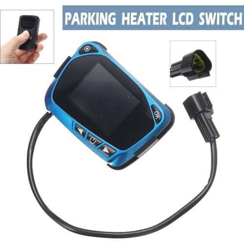 Universal 12V/24V LCD Monitor Switch+Remote Control Accessories For Car Track Diesels Air Heater Parking Heater Controller Kit