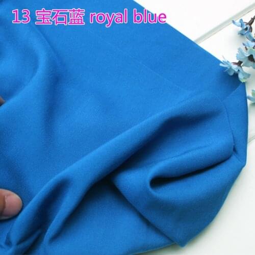 Royal Blue Viscose Fabric Cotton Fabric Silk Artificial Cotton Fabric Skirt fabric 60" Wide Sold By The Yard Free Shipping