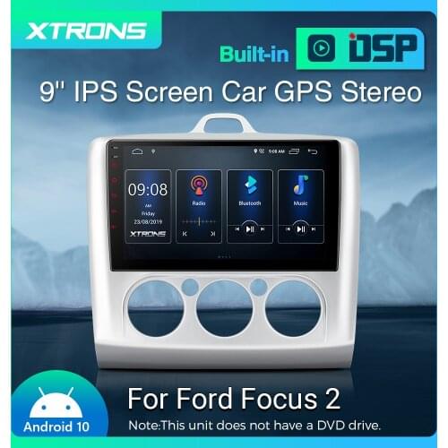 XTRONS 9'' Android 10.0 DSP GPS Navigation Car Stereo Radio Player for Ford Focus 2 II Mondeo MK2 Exi MT DSP Carplay NO DVD