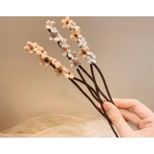 2021 Magic Flower Hairpin DIY Hair Braiding Lazy Braider Tool Hair Clips for Women Headband Hair Styling Accessories
