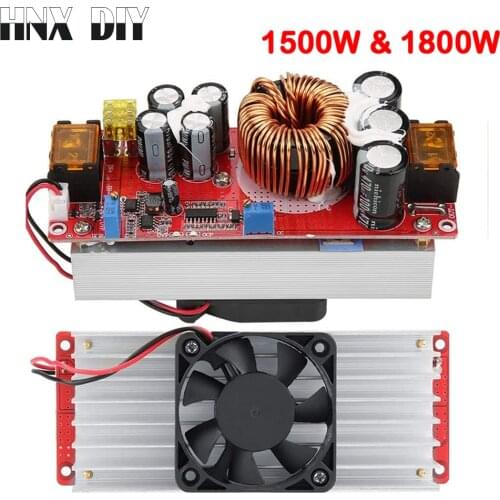1800W DC DC Voltage Converter CV Boost Converter Step Up Adjustable Module Power Supply 40A DC-DC 10V -60V to 12V-90V Regulator
