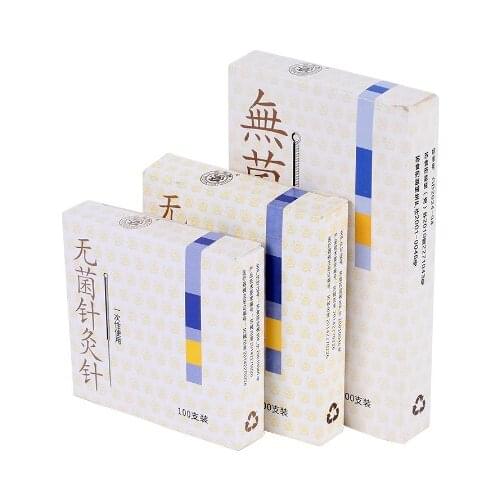 200pcs Acupuncture Needle Disposable Sterile Chinese Acupuncture Needles Therapy Face Multi Size