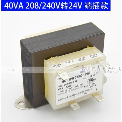 40 va v240v turns 24 v UL 208 HCT - 09 e0bb03299 HCT - 09 e0aa ducted transformer