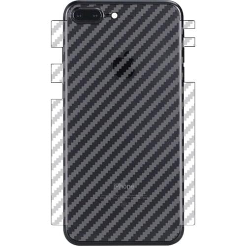 5pcs Anti-fingerprint Carbon Fiber Back Film For iPhone XS MAX XR Protective Film For iPhone 12 11 Pro 8 7 plus Screen Protector