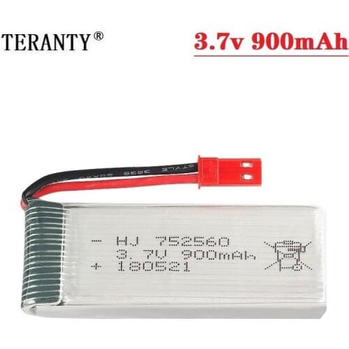 900mah 3.7V Rechargeable Battery For 8807 8807W A6 A6W M68 Rc Quadcopter Spare Parts 3.7v Rc Drones LIPO battery 752560 1-20pcs