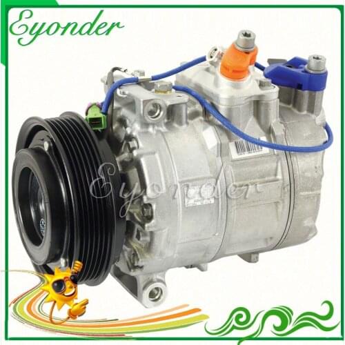 Auto AC A/C Compressor 7SB16C Pulley clutch PV6 for Porsche 911 996 2.7 3.2 3.4 3.6 911 997 3.8 4D0260808 4D0260805B 447220-8170