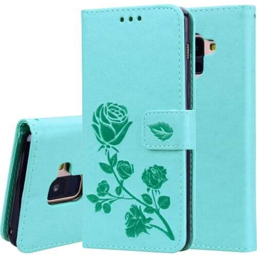 Wallet Case For Samsung Galaxy A8 2018 Cover Case Flip PU Leather Phone Magnetic Case For Samsung Galaxy A8 2018 Case