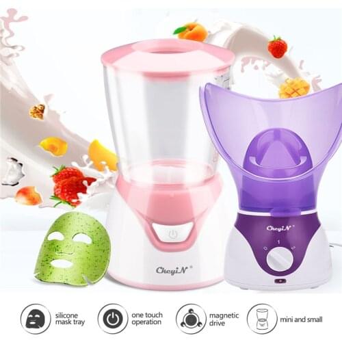 CkeyiN Automatic Face Mask Machine Beauty Salon Facial Mask Maker Diy Fruit Natural Vegetable Collagen Mask Skin Care Device