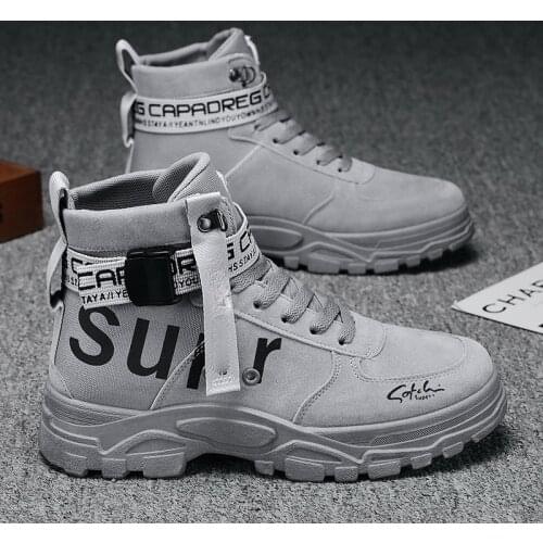 HNZPXW Men's Motorcycle Boots