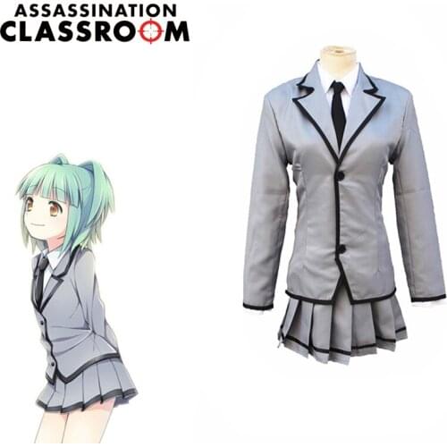 Kayano Kaede Cosplay Assassination Classroom Japanese Anime Costumes Girls School Uniforms Dress Suit For Halloween