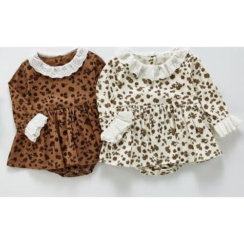 Newborn Baby Girl Clothes 2021 New Spring Autumn Clothing Set for Babies Cotton Baby Bodysuit Blouse Cute Newborn Clothes 0-2Y