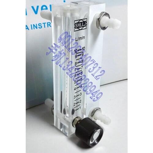 LZQ-7T adjustable panel type gas flowmeter small air float flowmeter 1~10L/min
