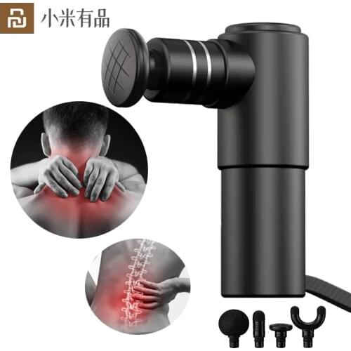 New Youpin Pocket Fascia Gun Type-C Fast Charging Massager 4 Speeds 4 Massage Gun Body Muscle Deep Fascia Massager LED Display