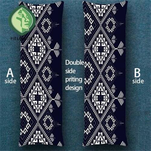 HELENGILI 20x54 Inch 3D Body Pillowcase Geometric Decorative Pillow Case for Adult Kids Cute Pillow Cover