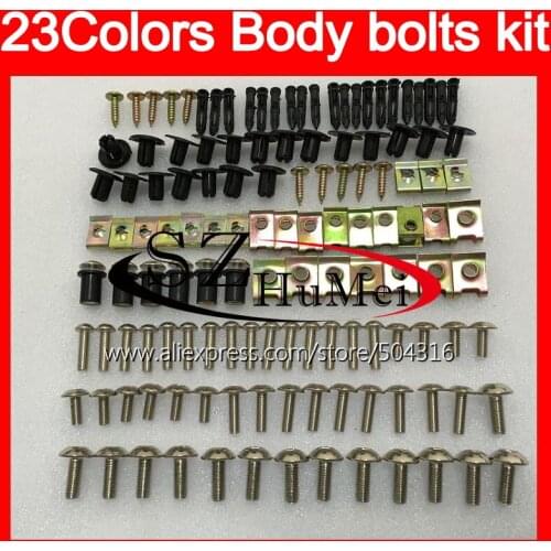 Fairing bolts full screw kit For HONDA CBR1100XX Blackbird CBR1100 XX 2002 2003 2004 2005 2006 2007 Windscreen bolt screws Nuts
