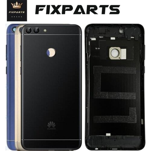 Original for Huawei P Smart Back Battery Cover Rear Housing Case Add Camera Lens Replace For Huawei Enjoy 7S Smart Battery Cover