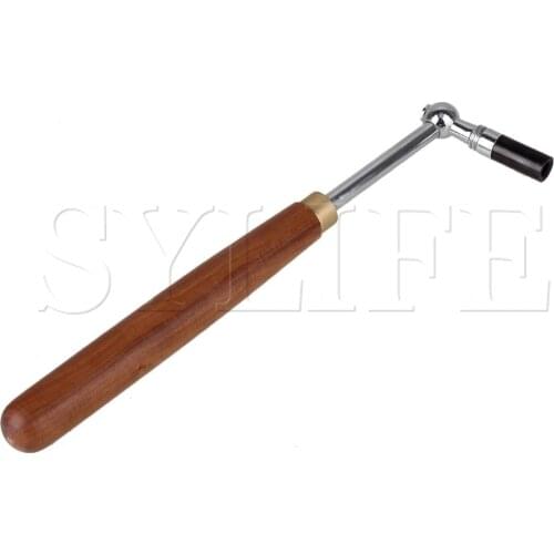 Helpful Jujube Wrench L-shape Piano Stainless Steel Tuning Wooden Hammer