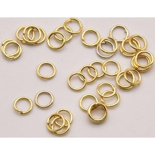500Pcs/Lot 3mm*0.4mm Open Ring Steel Ring Split Rings Connectors For Diy Jewelry Making For Necklace Bracelet Accessories JA0319