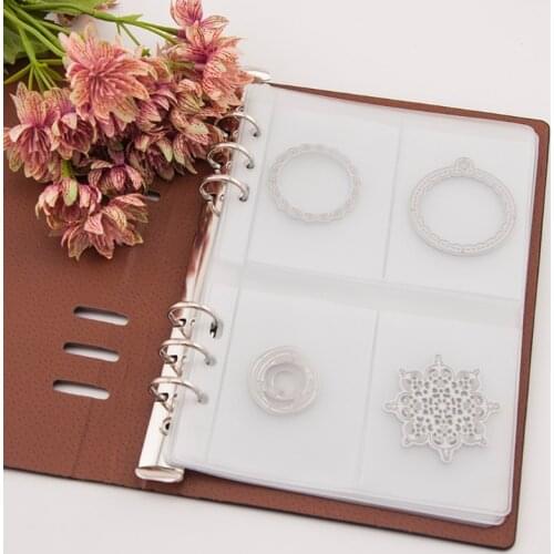 DIY Scrapbooking Cutting Dies Stencil Storage Book Collection Album Cover Holder