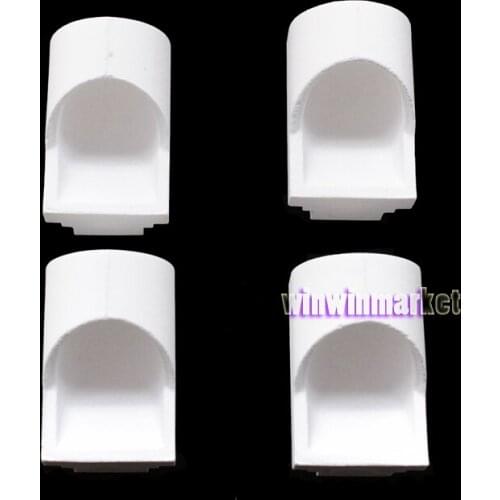 4pcs Dental Lab Casting Quartz Crucible Hooded Brand High Quality