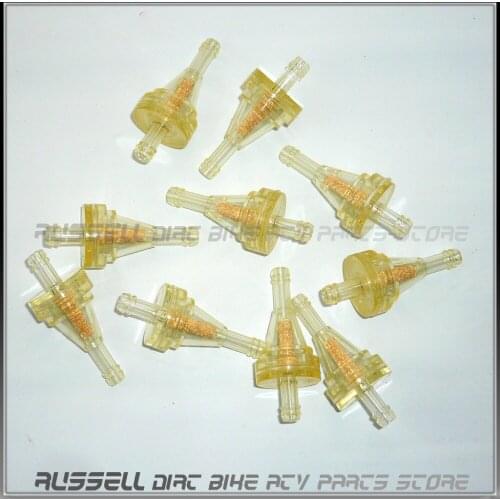 Universal X10 Fuel gas Filters oil transparent for Motorcycle Moped Scooter Dirt Bike ATV Go Kart motorbike bicycle Motorized