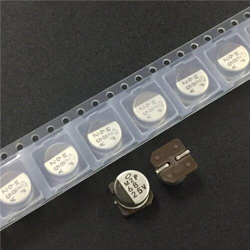 10pcs 68uF 25V NICHICON WF series 8x6.2mm 25V68uF Low Impedance Chip type SMD Aluminum Electrolytic Capacitor