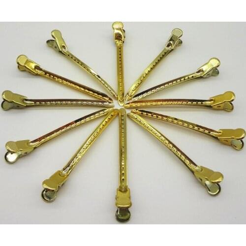 12pcs duckbill clip paint color steel clip partition positioning hair pins