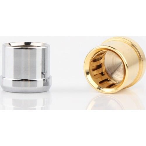 10pcs RCA Cap Protector Dust Proof Brass Gold Plated Audiophile Shielding Cap