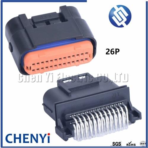 26 pin Waterproof wire plug connectors for automobiles,ECU auto connector,including terminals MX23A26XF1 MX23A26SF1 For Honda