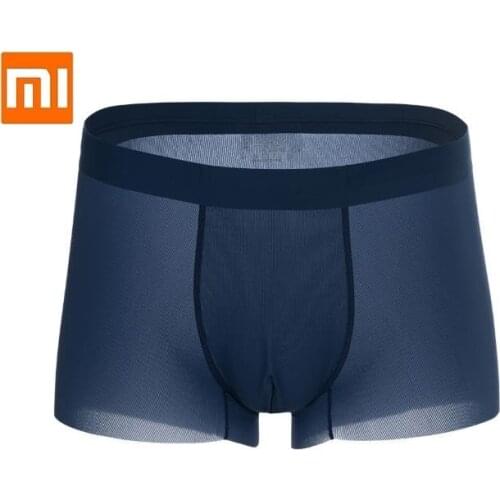 Xiaomi Non-marking antibacterial boxer mens underwear Lightweight and breathable Male Underpants Sexy Briefs Panties