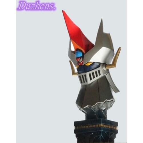Resin white model MAZINKAISER VS EL GENERAL NEGRO Mazinger Z head sculpture PVC Action Figure Anime Figure Model Collection Toys