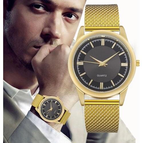 Men Simple Watch Quartz Wrist watch Man Sport Analog Wristwatch Stainless Steel Casual Bracele Watch Clock relogio masculino2020