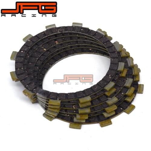 Motorcycle Friction Clutch Plates Disc For SUZUKI RM100 125 TS125R TV125 DF200E DR200 DR200SE RV200 RV200Z SP200 LT250R LT230S