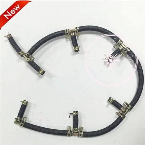 Diesel S6K intercooling engine injector nozzle fuel return pipe for CAT 320C E320D