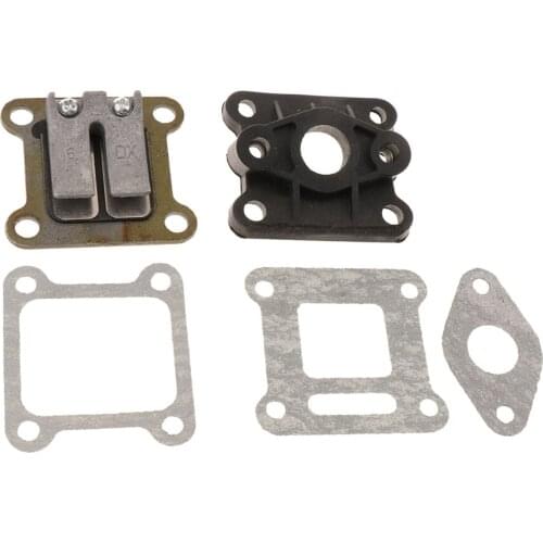 Reed Valve Inlet Manifold Intake Pipe Gasket Fit 47 49cc Mini Moto ATV QUAD Dirt Bike