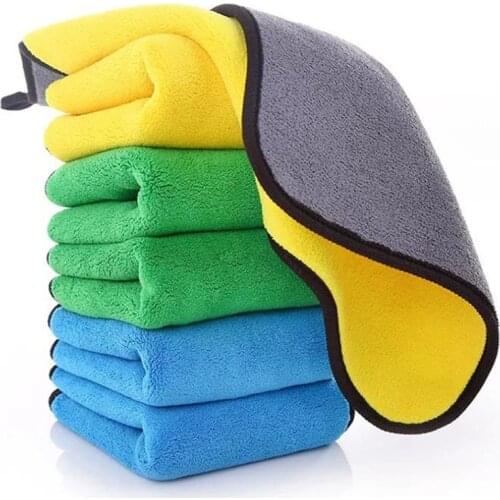 Auto Wash Tools Thick Plush Microfiber Car Cleaning Car Microfibre Wax Polishing Detailing Towels