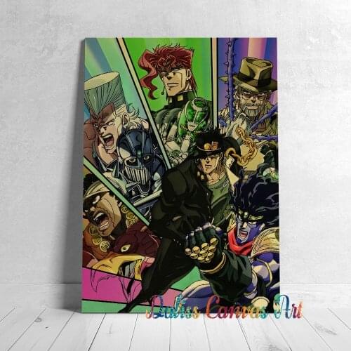 Anime Canvas JoJo Bizarre Adventure Pictures Home Decoration Paintings Poster HD Prints Wall Art Modular Living Room Framed